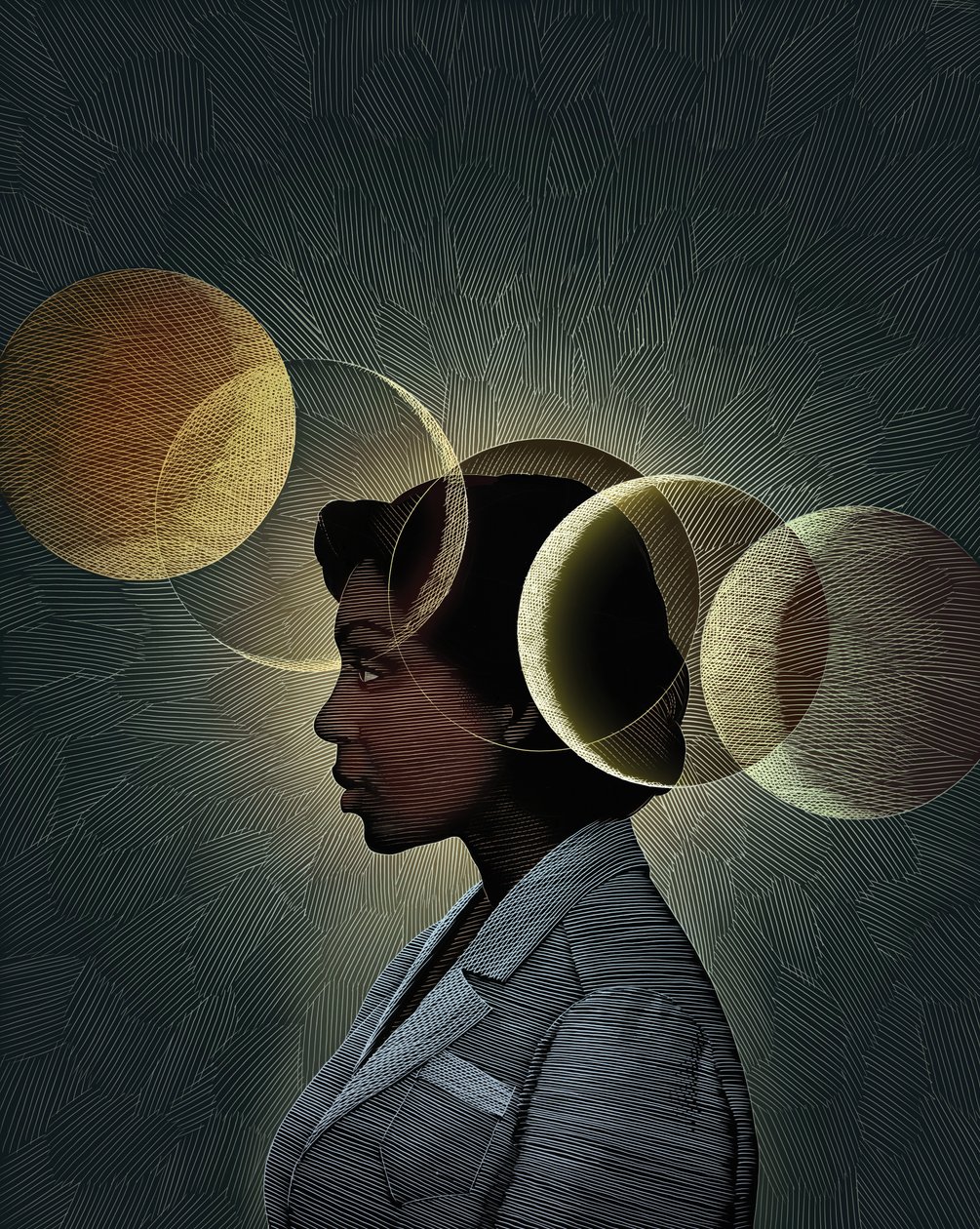 Caroline, Or Change, 2017 (scratchboard, farvelagt digitalt) af Scott McKowen