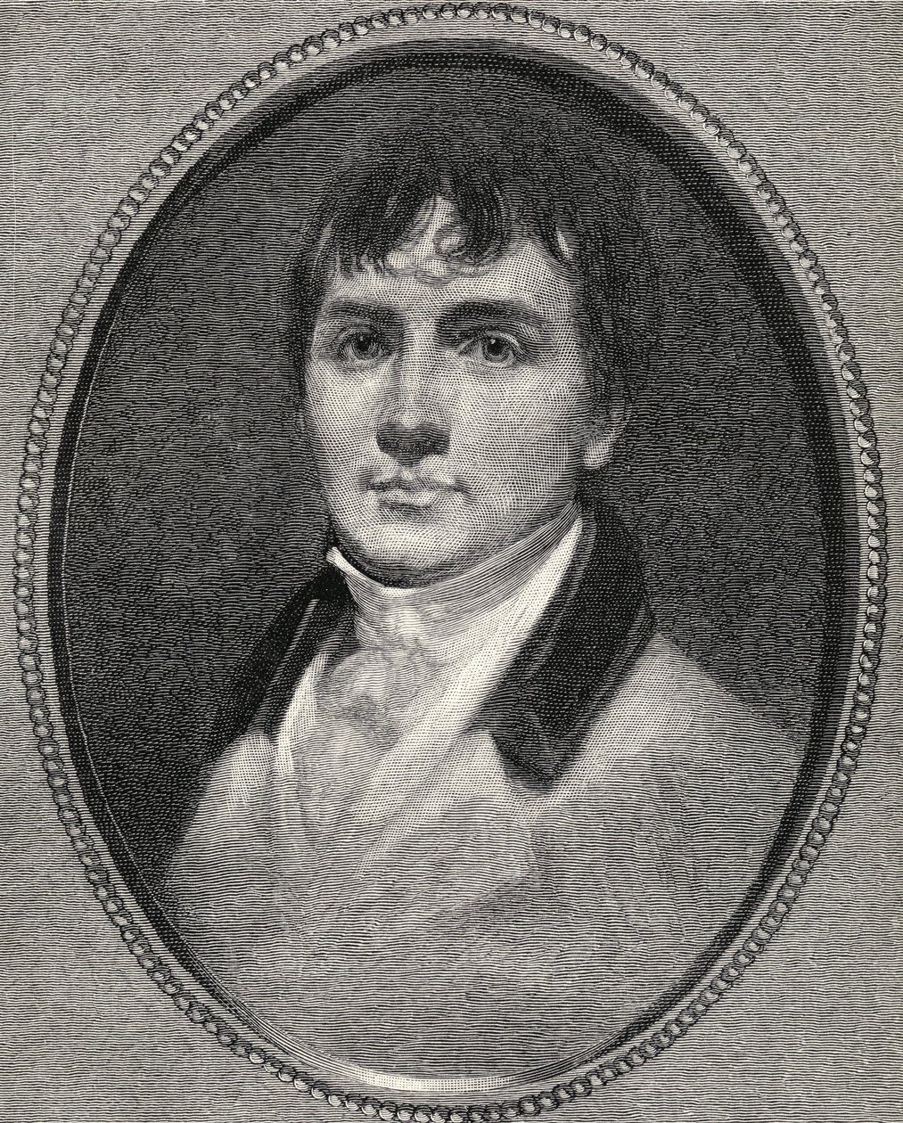 Portræt af Robert Burns, fra 