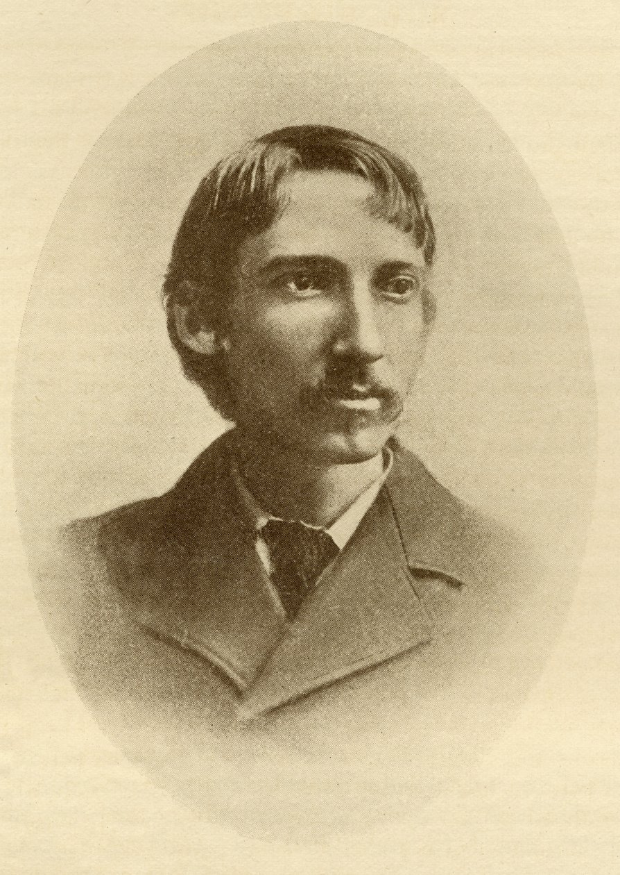 Robert Louis Balfour Stevenson (1850-94) af Scottish School
