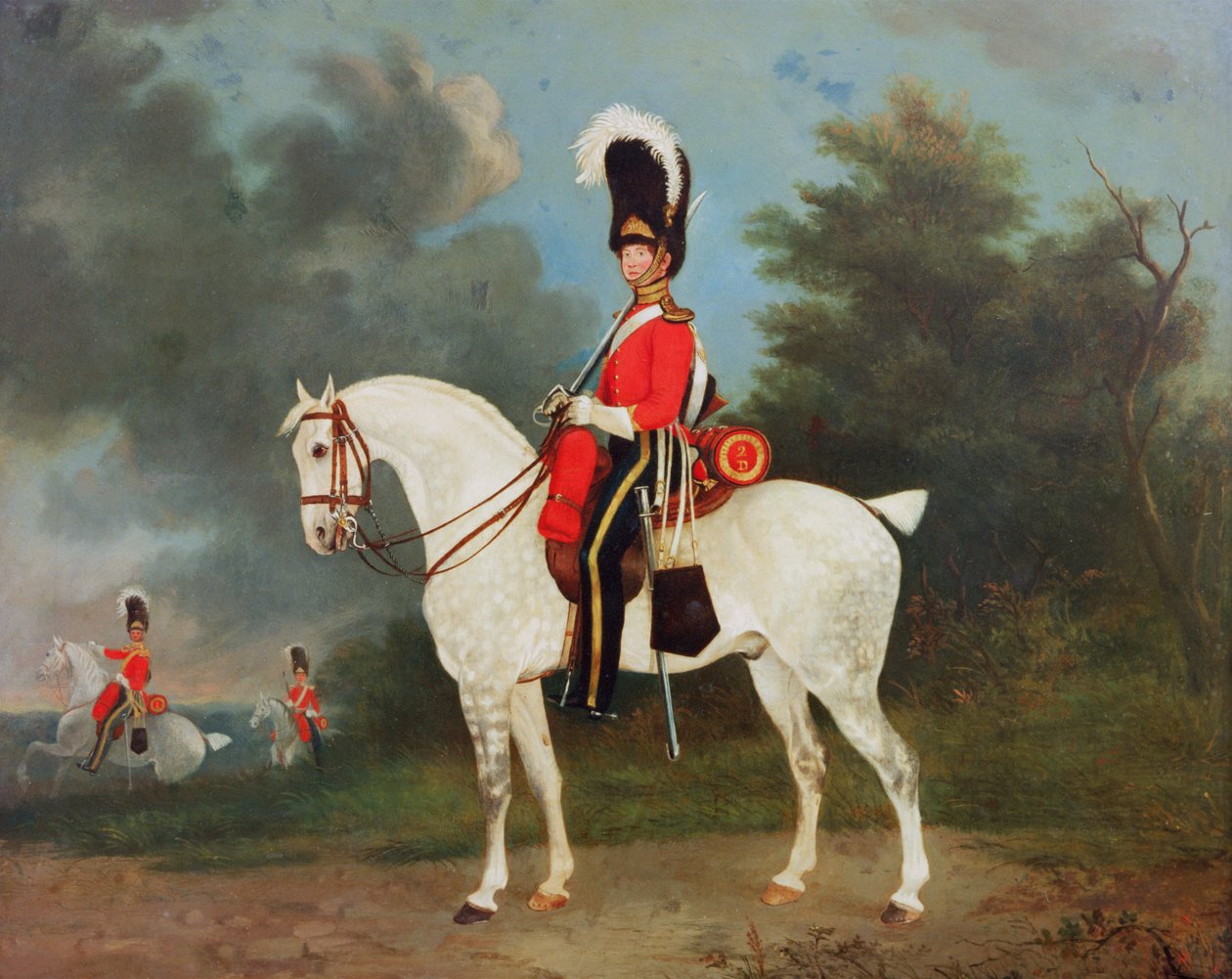 Sergent Wallace, Royal Scots Greys (Second Dragons) 1832 af Scottish School