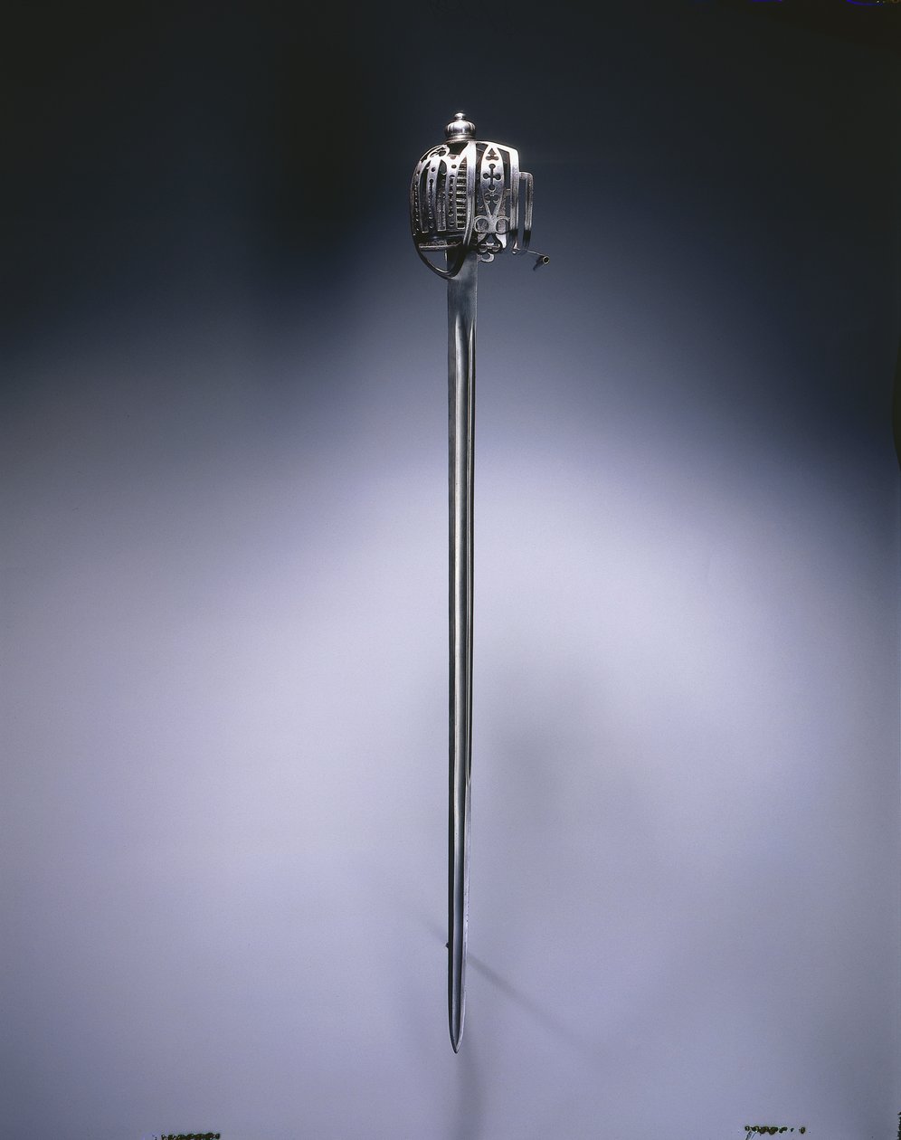 Basket-Hilt Bredsværd, ca. 1740 af Scottish School
