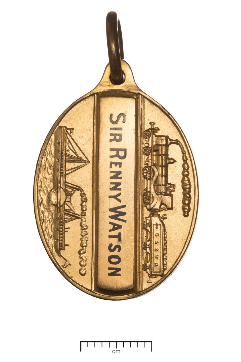 Skotland, Glasgow og South Western Railway, direktørpas, ca. 1850 (guld og emalje) af Scottish School