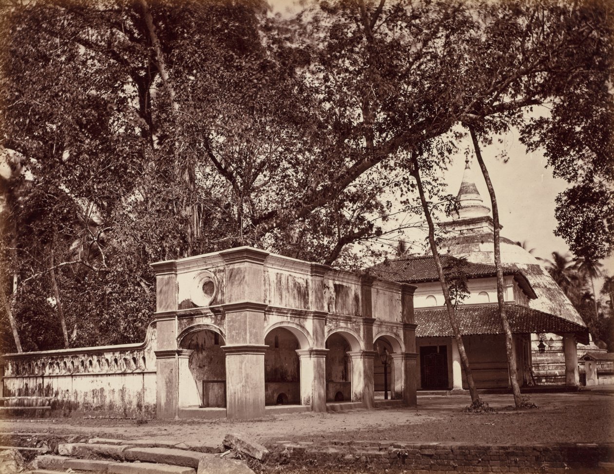 Buddhistisk tempel, koloni, ca. 10. af Scowen and Co.