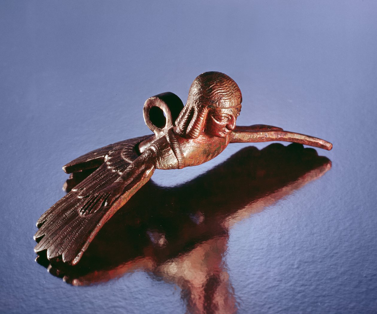 Kedelhåndtag, fugl med torso af en kvinde (bronze) af Scythian