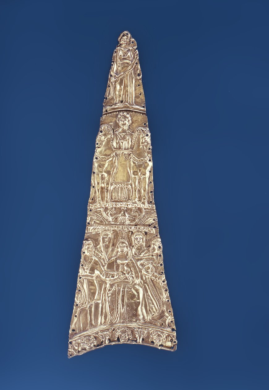 Plaque med gudinde (guld) af Scythian