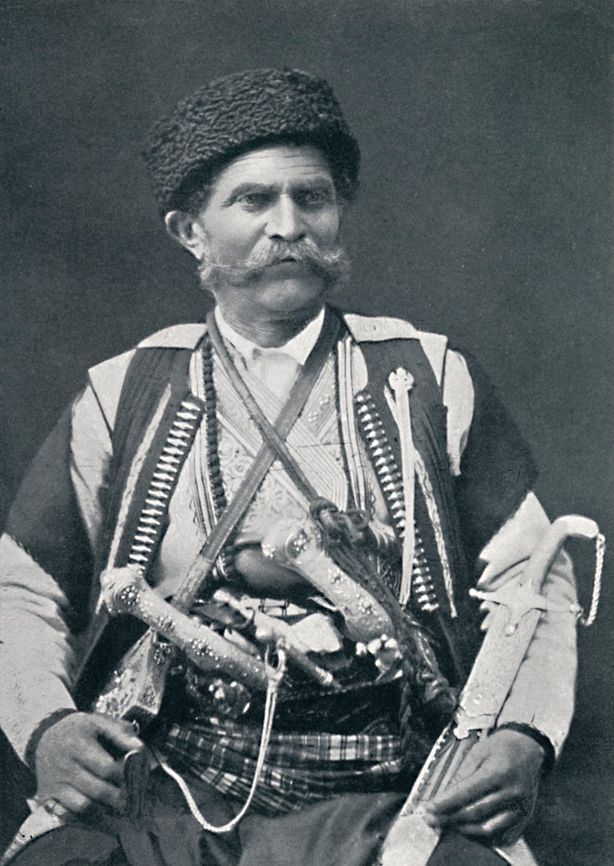 En montenegrinsk, 1912 af Sebah