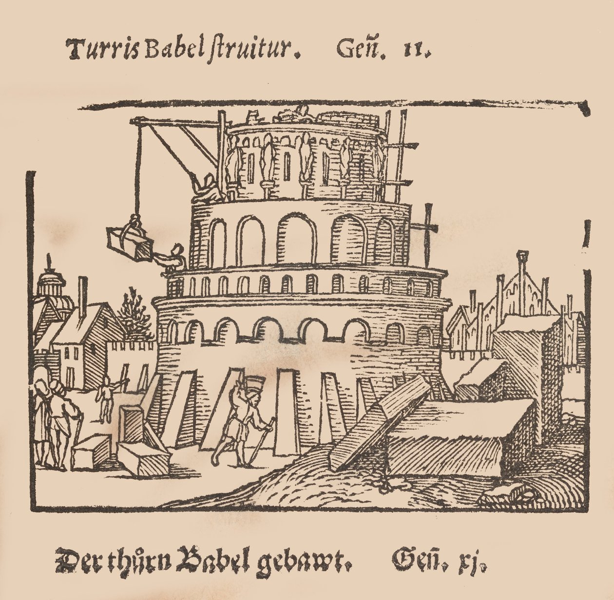Bibelske historier, illustreret med de fleste kunstneriske billeder af Sebald Behem-maler ..., ca. 1540 af Sebald Beham