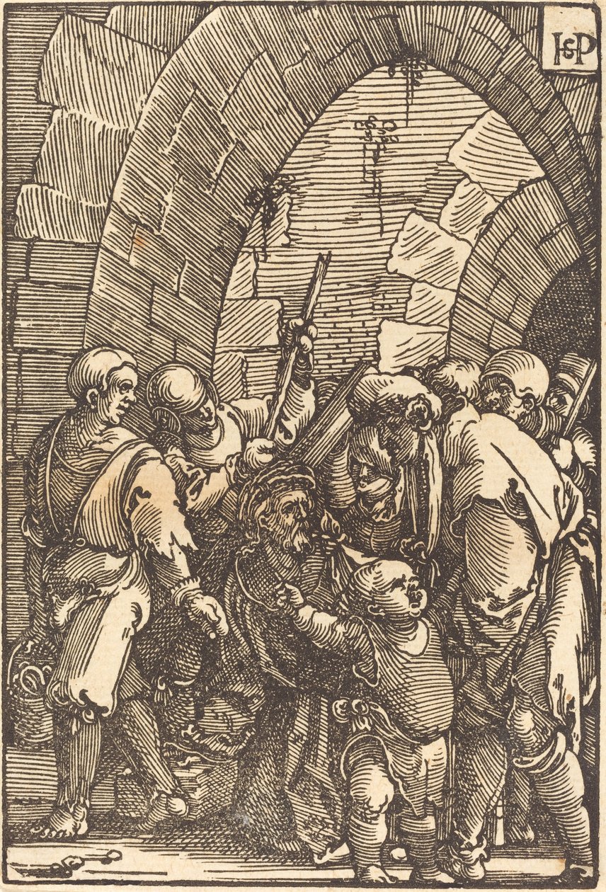 Kristus der bærer korset af Sebald Beham