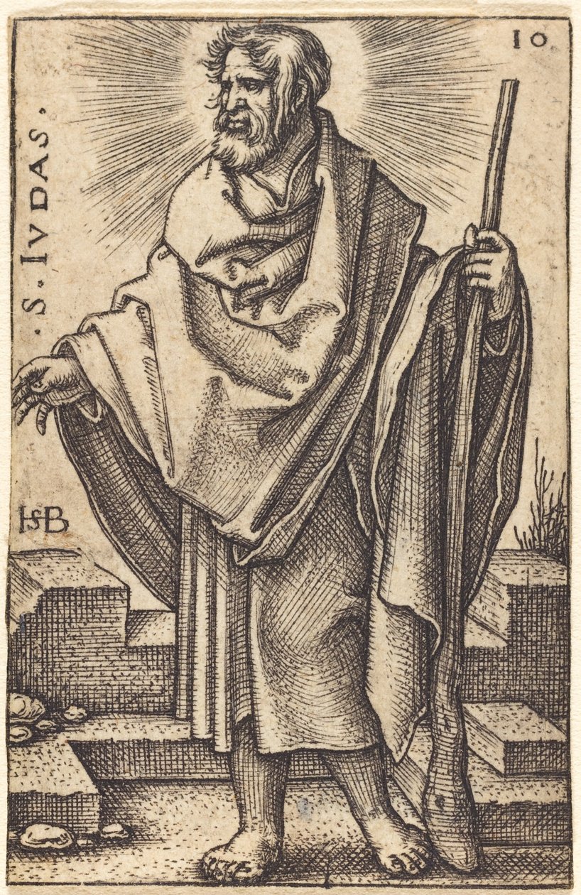 Judas Thaddeus af Sebald Beham