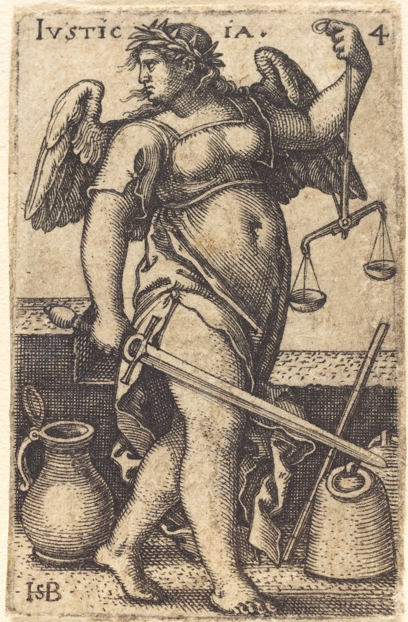 Retfærdighed af Sebald Beham