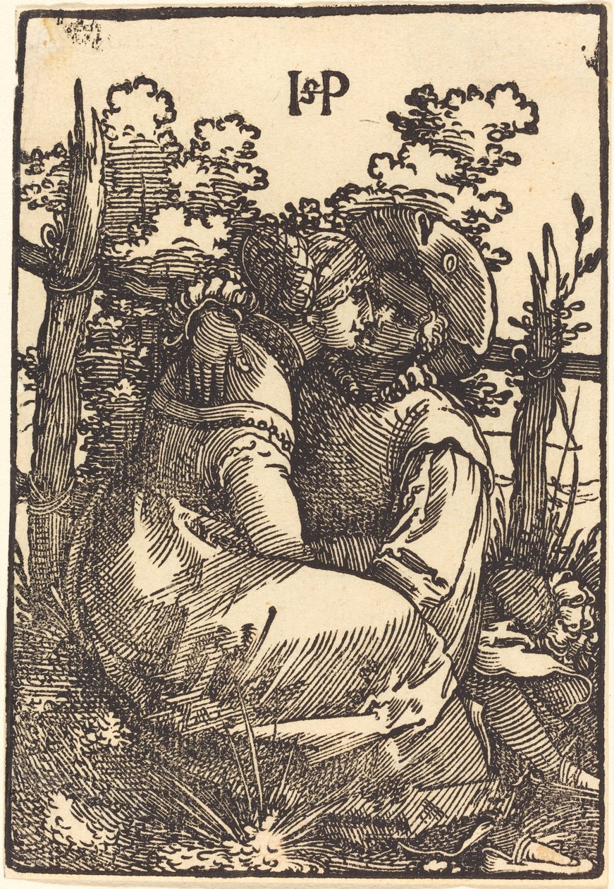 Elskere ved et hegn af Sebald Beham