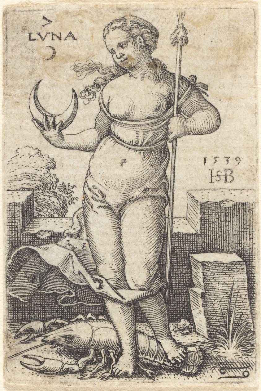 Luna af Sebald Beham