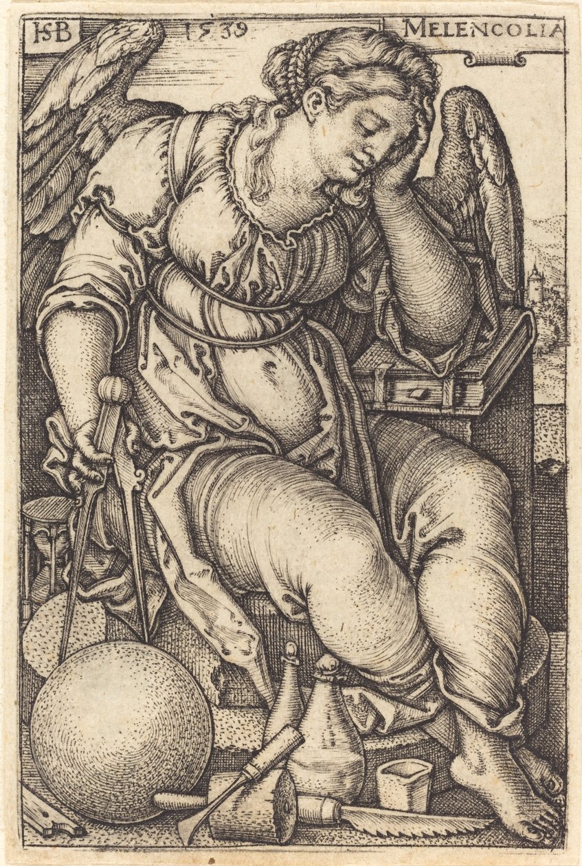 Melankoli af Sebald Beham