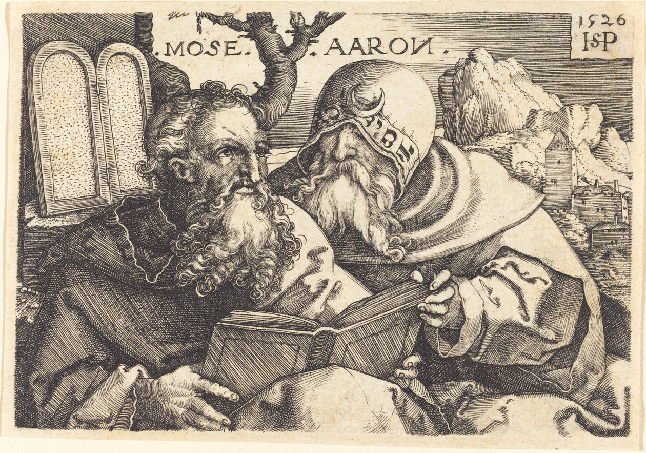 Moses og Aron af Sebald Beham