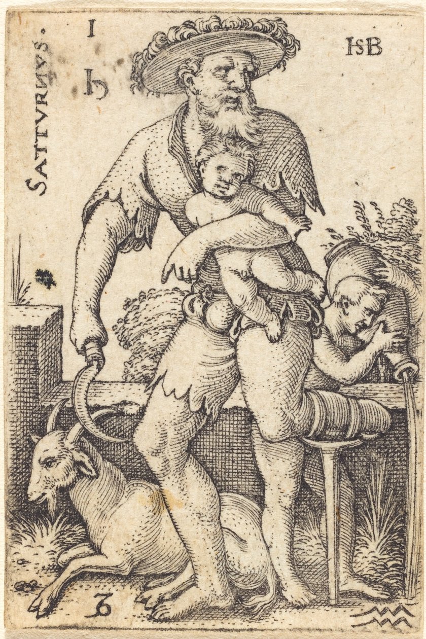 Saturn af Sebald Beham