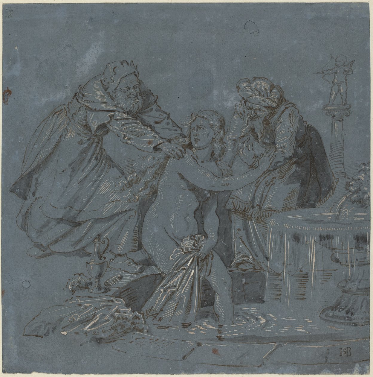 Susanna og de ældste af Sebald Beham