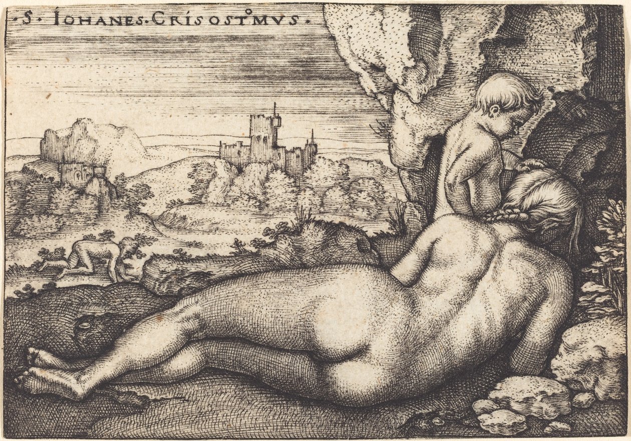 Sankt Johannes Chrysostomos bod af Sebald Beham