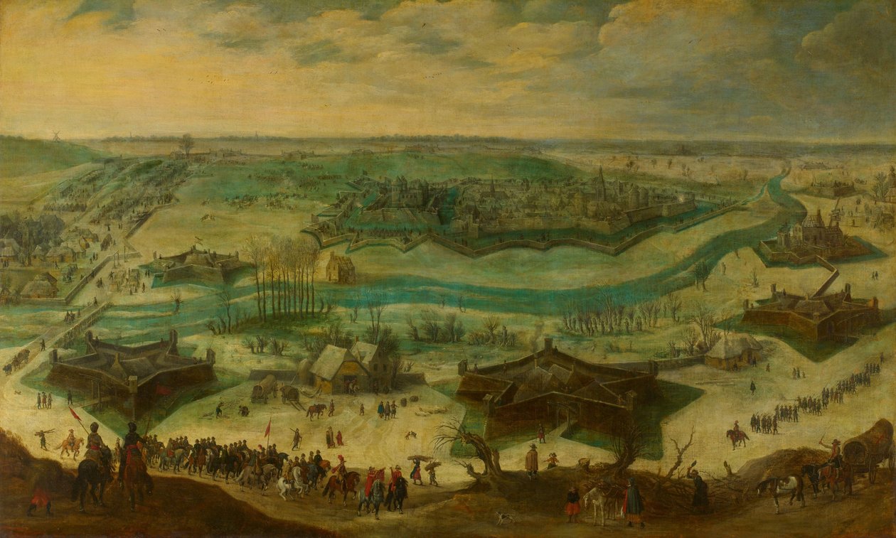 Belejringen af ​​Julich, 1621-22 af Sebastiaen Vrancx (attributed to)