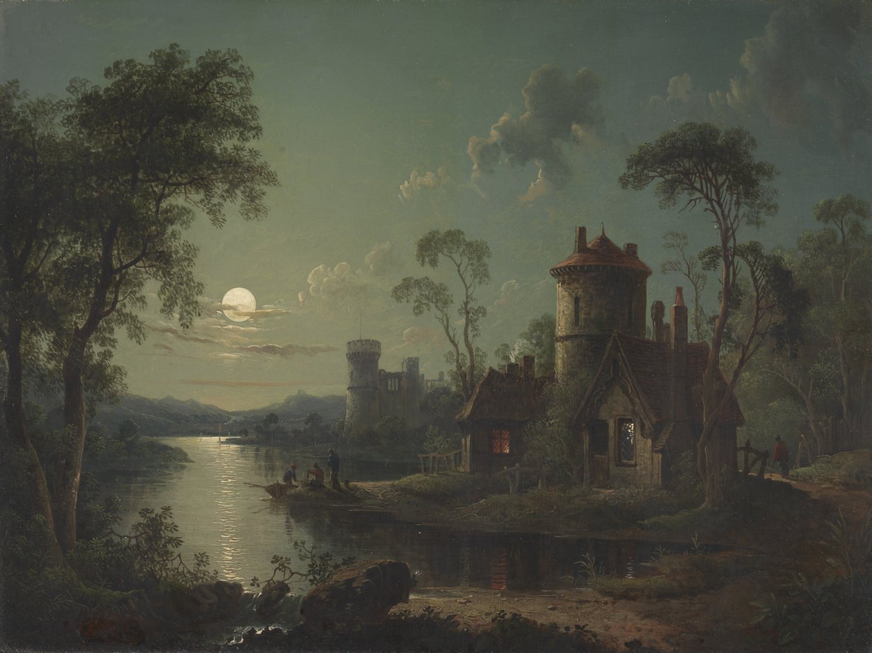 Flod Scene af Sebastian Pether