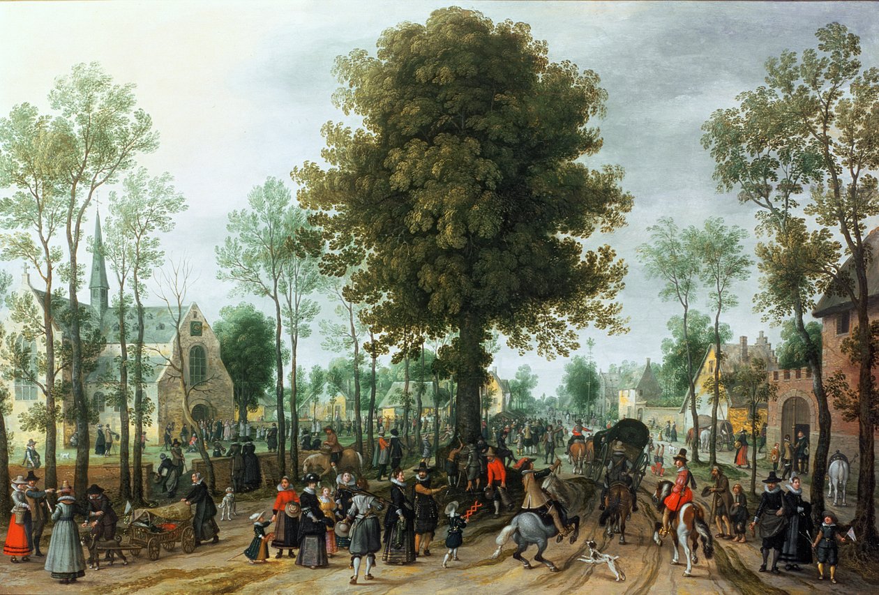 Frederik V og hans brud Elizabeth indtog Zeeland, maj 1613 af Sebastian Vrancx