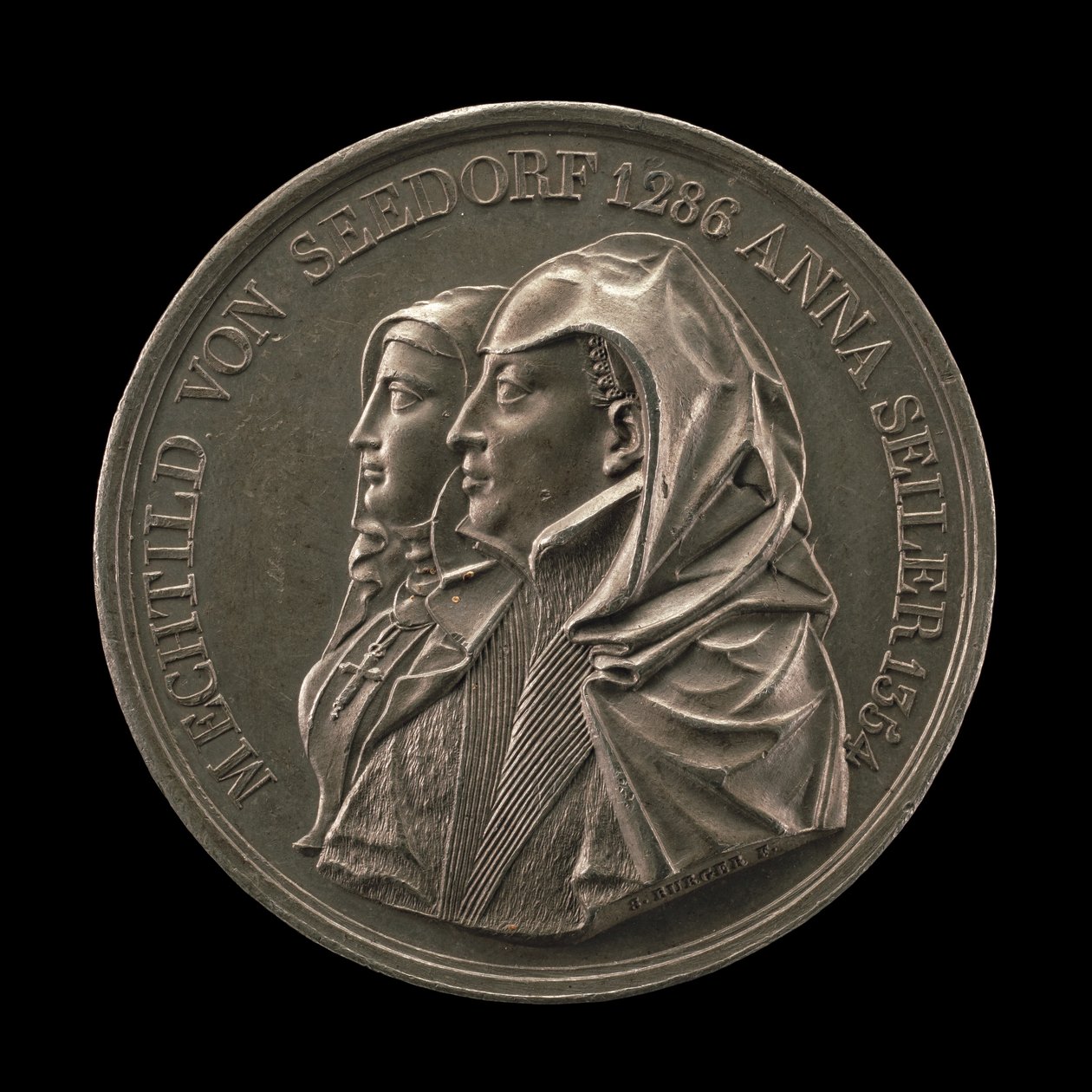 Mechtild von Seedorf og Anna Seiler [forside], 1818. af Sebastian Burger