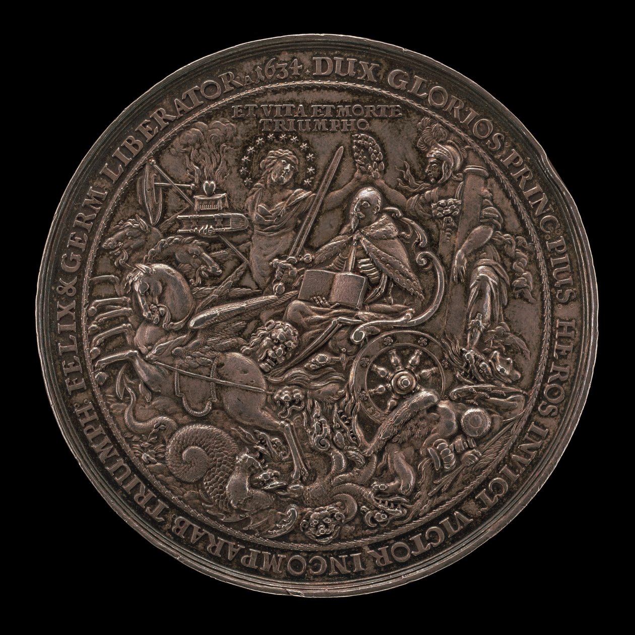 Kong Gustavus Adolfs triumf [omvendt], 1634. af Sebastian Dadler
