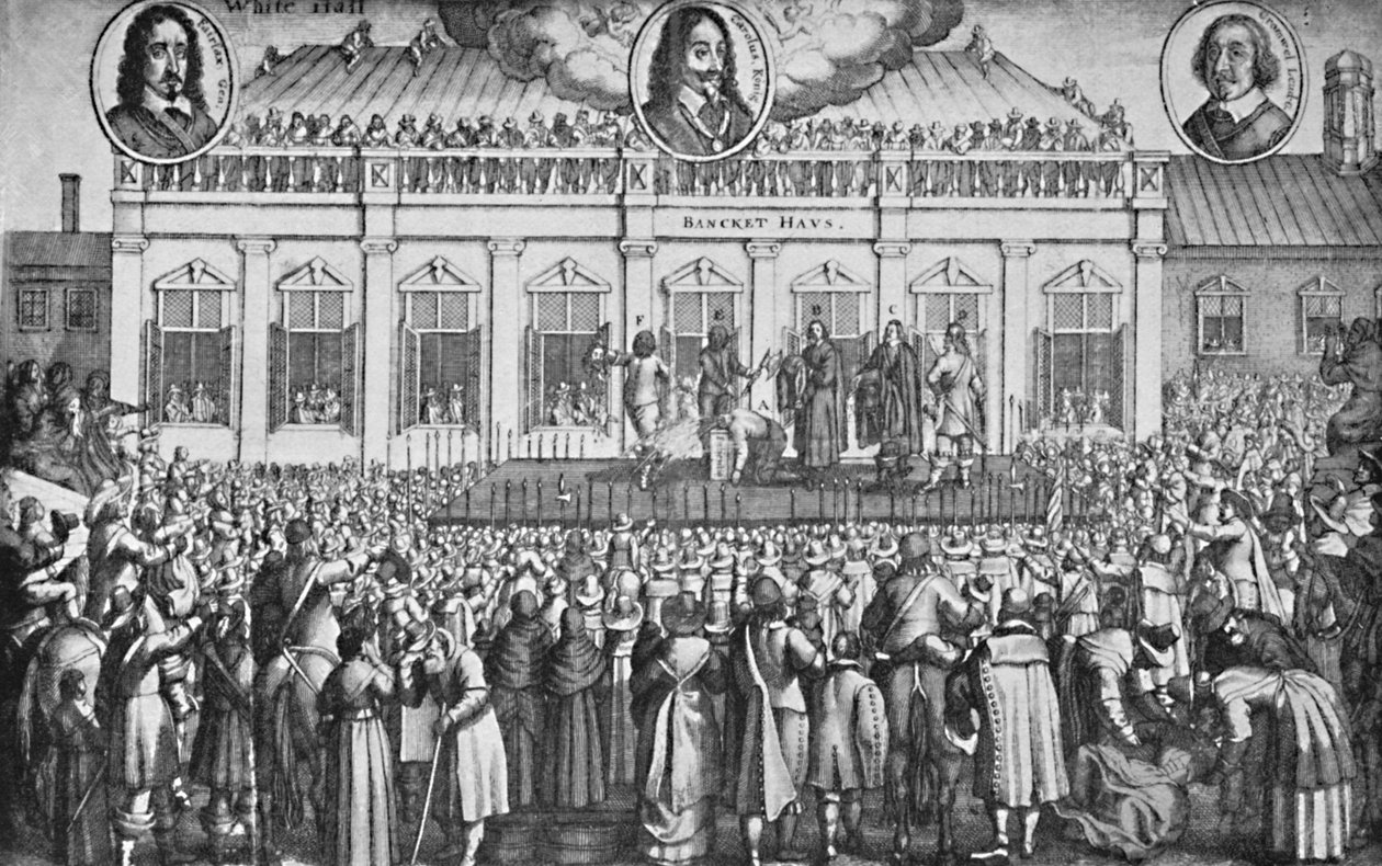 Henrettelse af Charles I., c1649, 1903 af Sebastian Furck