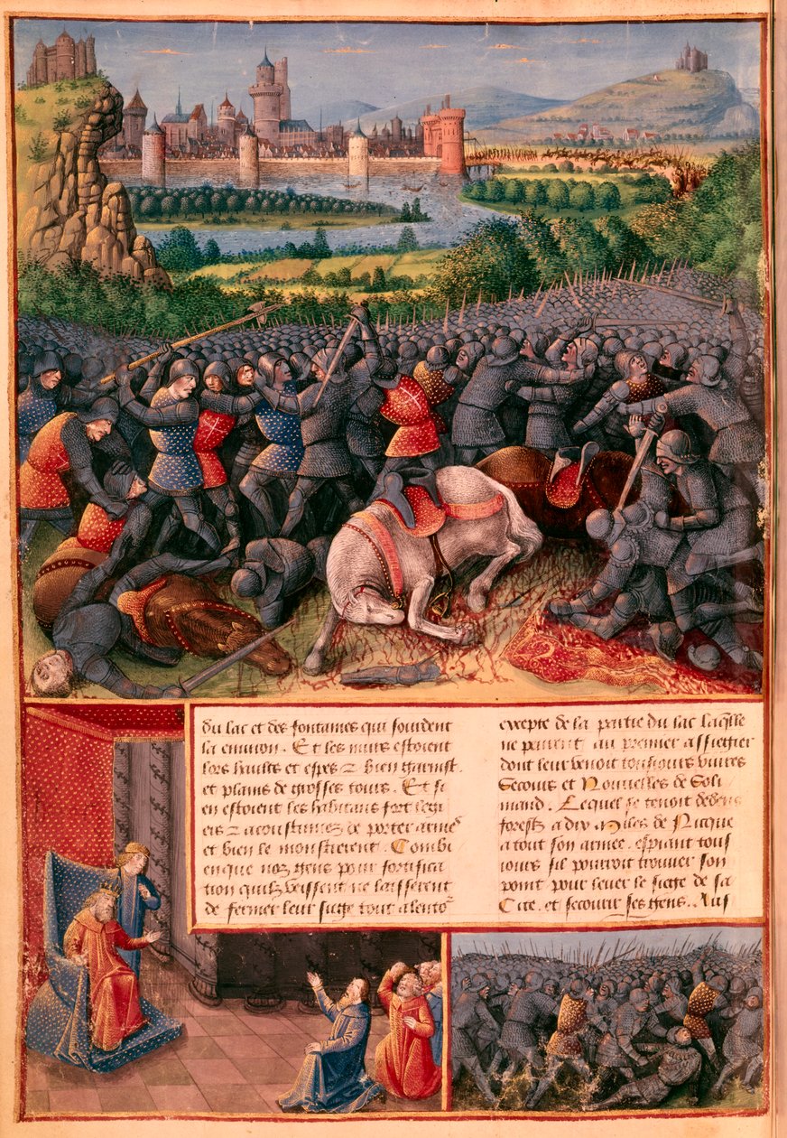 Scener fra det første korstog, 1096-1099 c1490 af Sebastian Marmoret