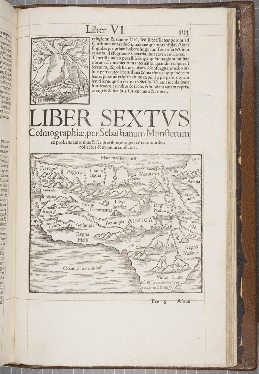 Cosmographia, Col 1113, 1544 af Sebastian Munster