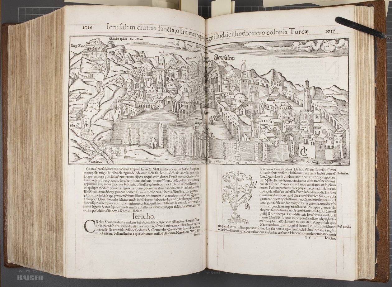 Cosmographia, Fol 1016-1017, 1544 af Sebastian Munster
