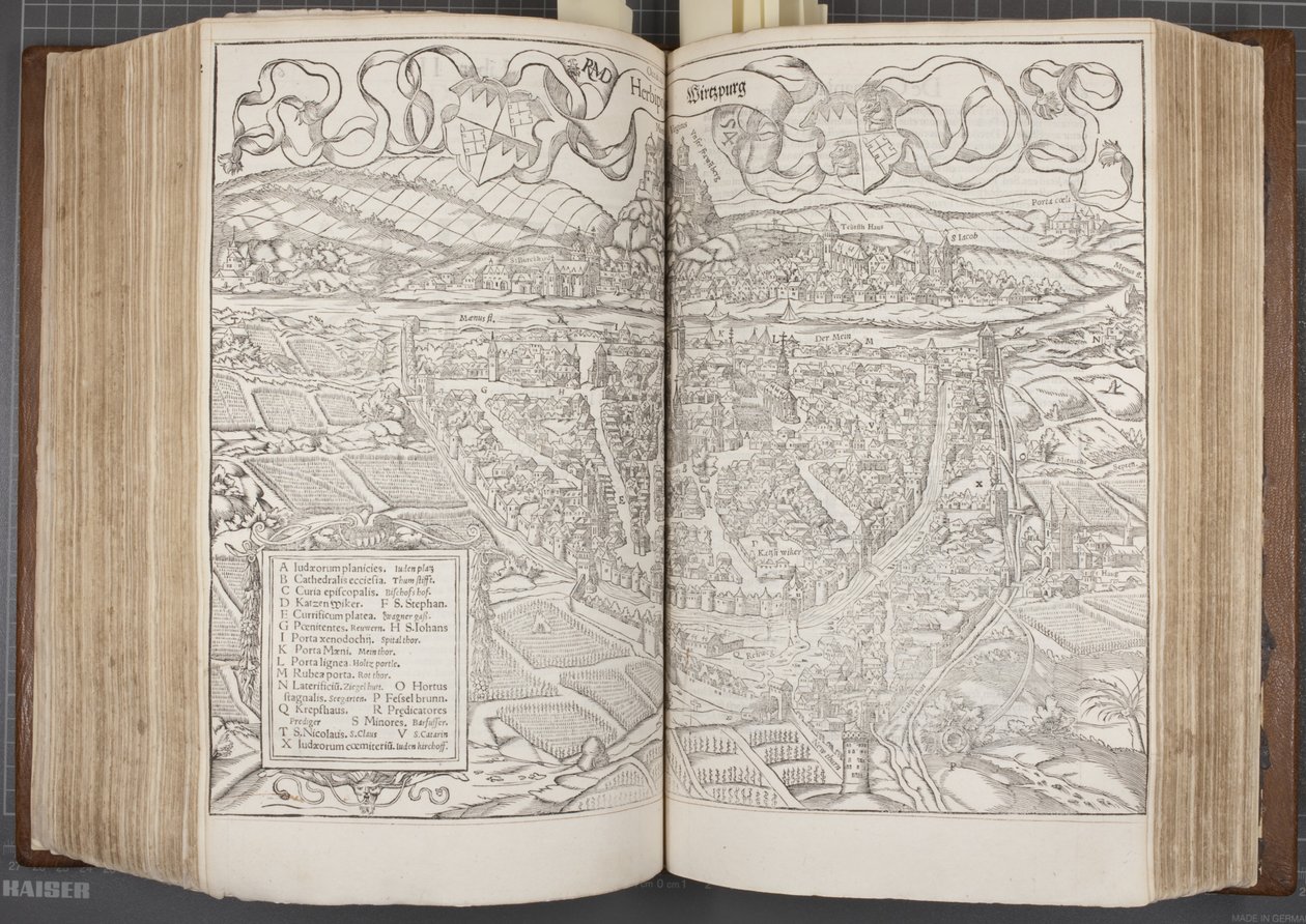 Cosmographia, Fol 662-663, 1544 af Sebastian Munster