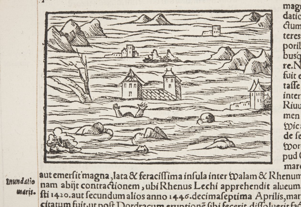 Cosmographia, detalje af Fol 516 af Sebastian Munster