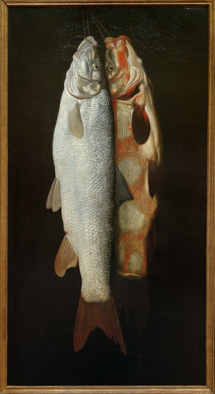 Fisk stilleben af Sebastian Stosskopf