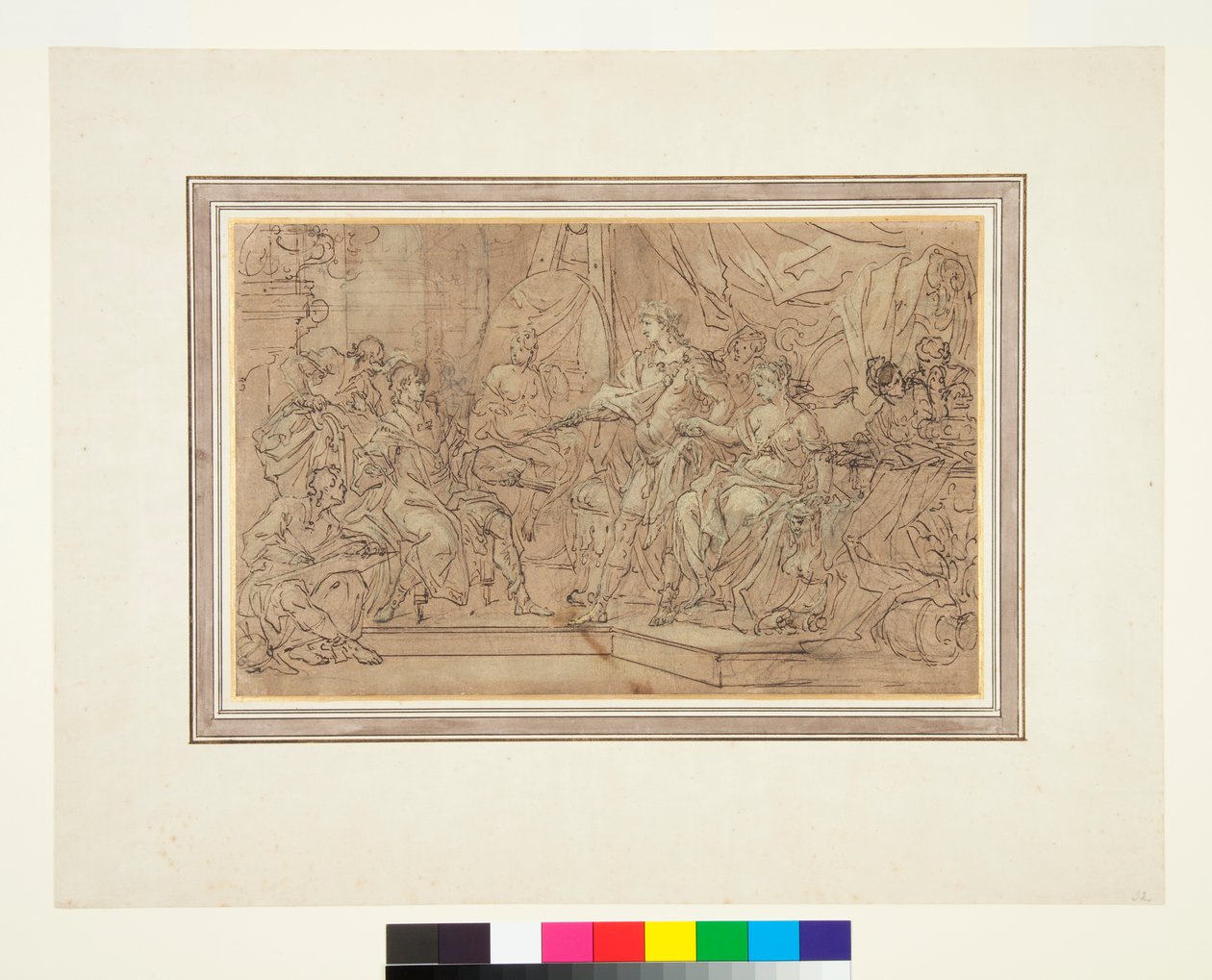 Alexander giver Campaspe til Apelles ca. 1715 af Sebastiano Conca
