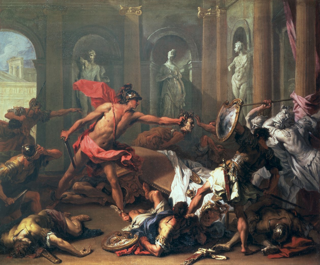 Perseus og Medusa af Sebastiano Ricci