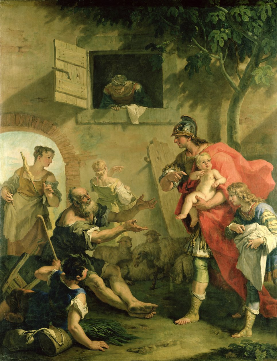 Barnet Cyrus med hyrden af Sebastiano Ricci