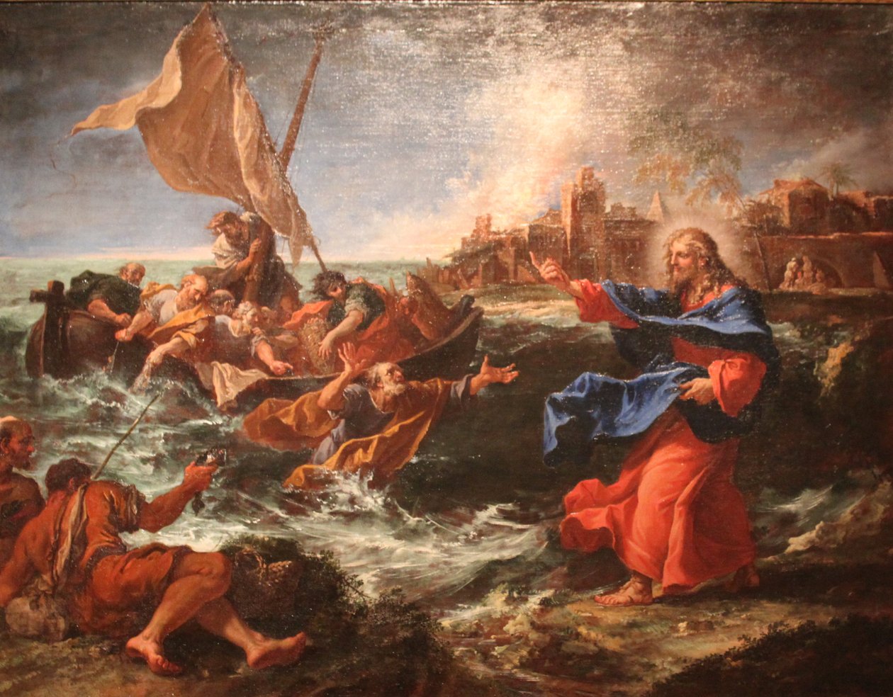 Det mirakuløse udkast til fisk af Sebastiano Ricci