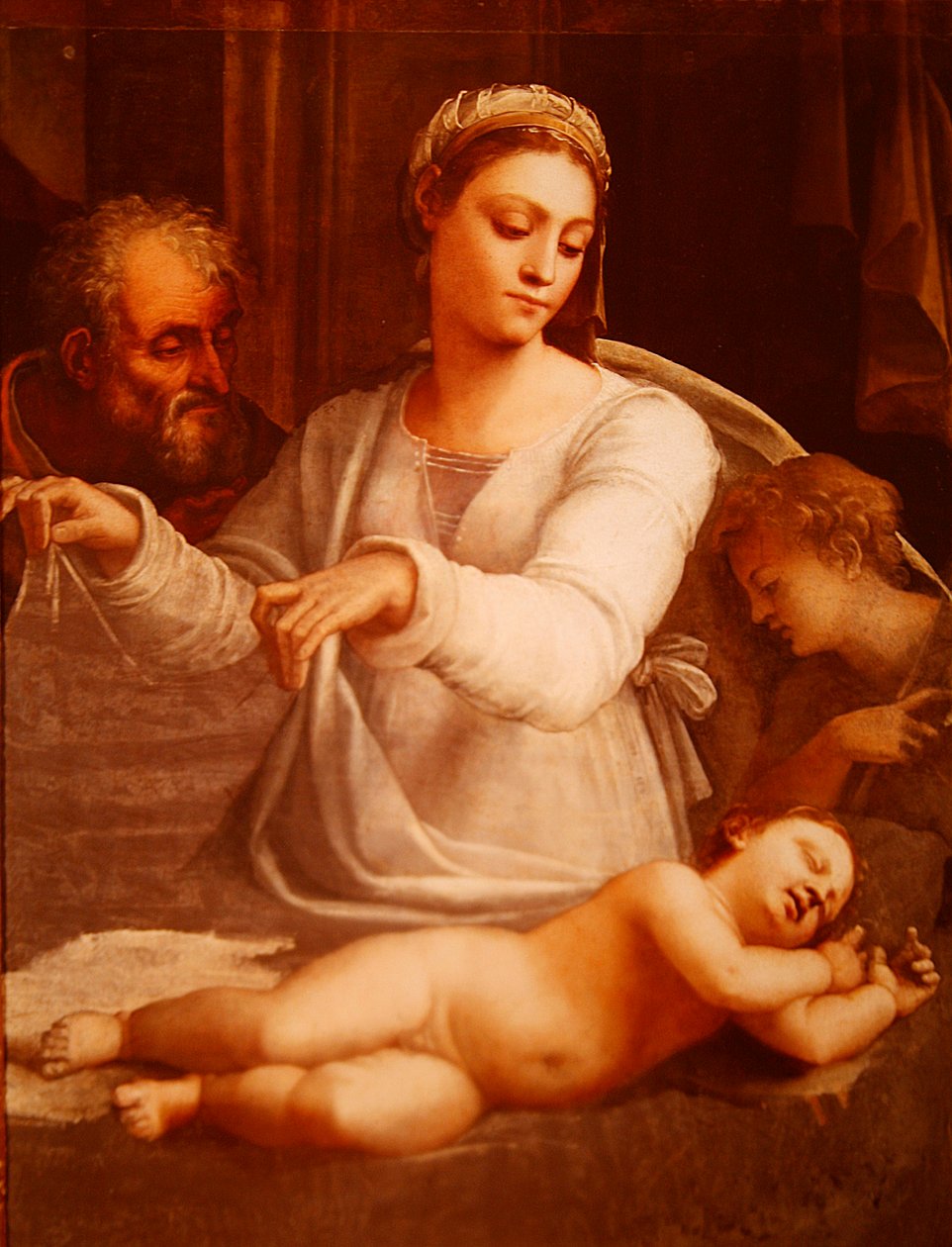 Madonna af sløret, ca. 1533-35 af Sebastiano del Piombo