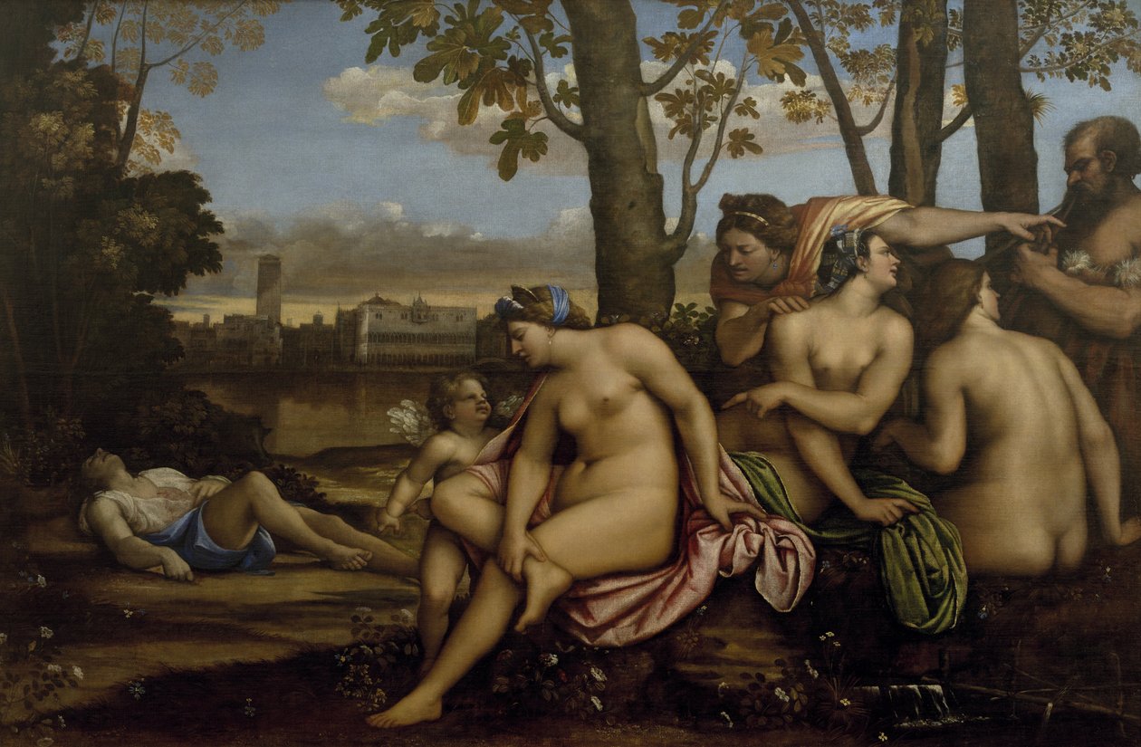 Adonis død af Sebastiano del Piombo