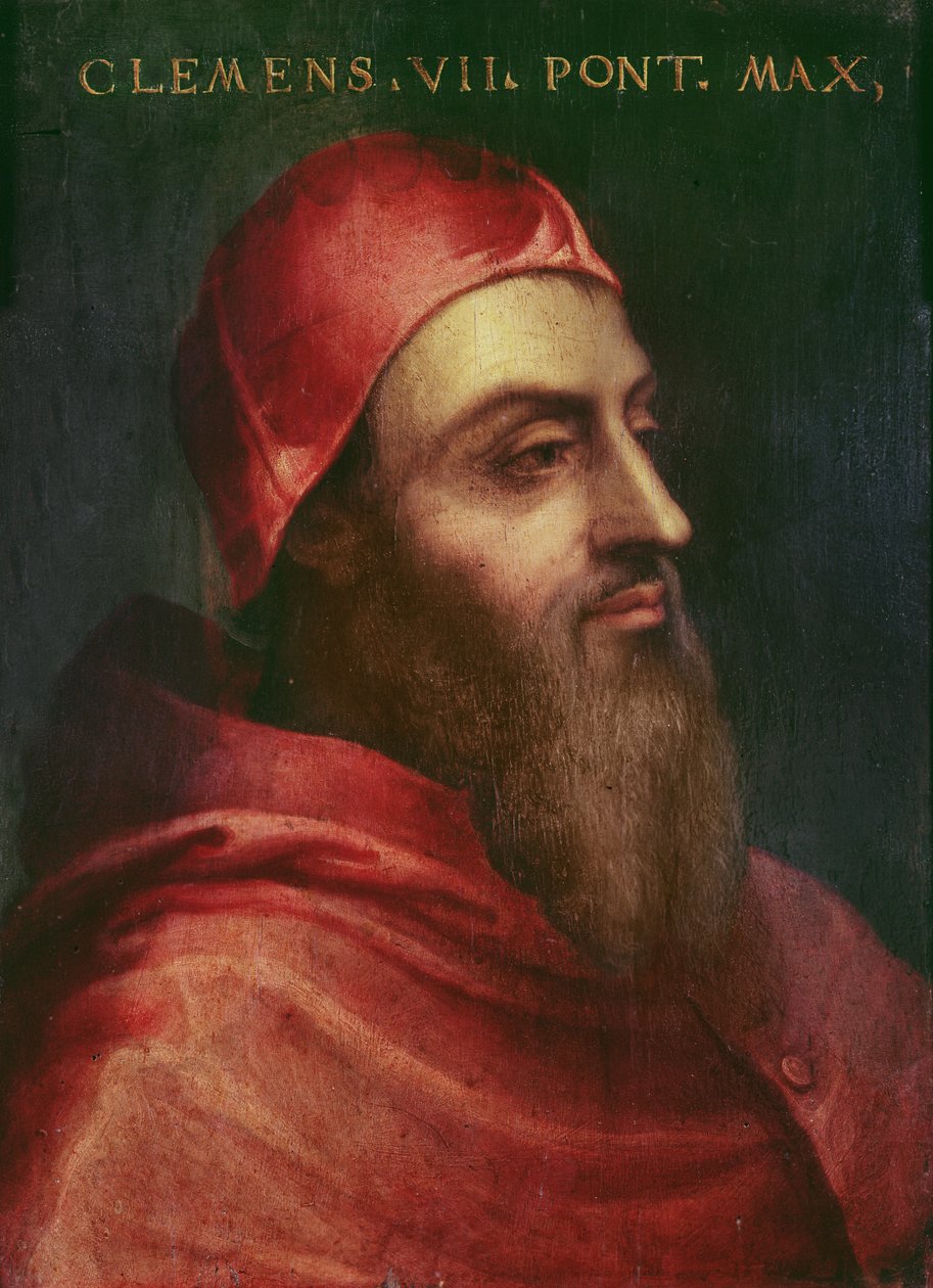Portræt af pave Clemens VII (Giulio di Giuliano de 