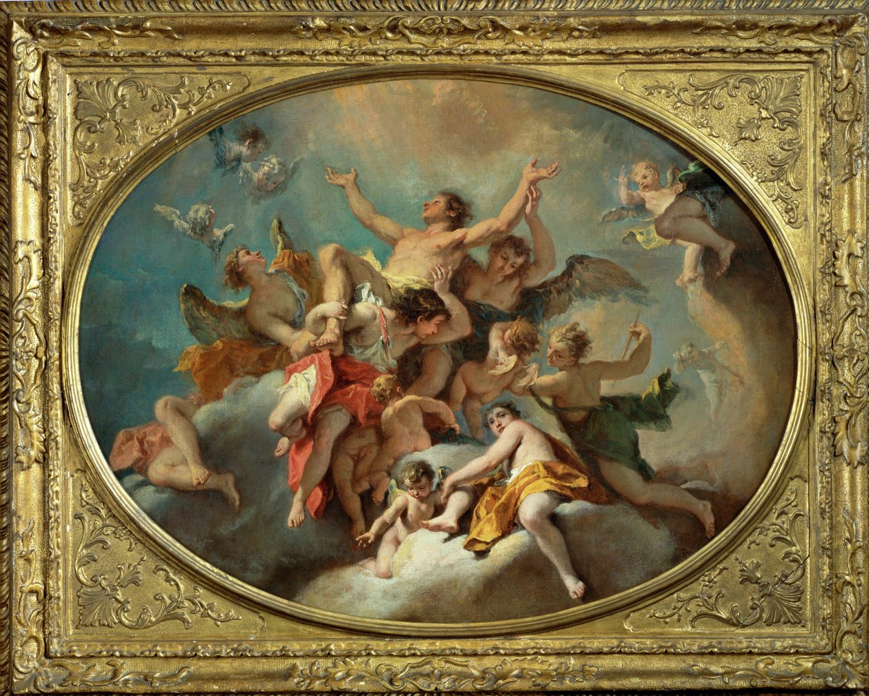Forherligelsen af Sankt Sebastian ... af Sebastiano (attr. to) Ricci