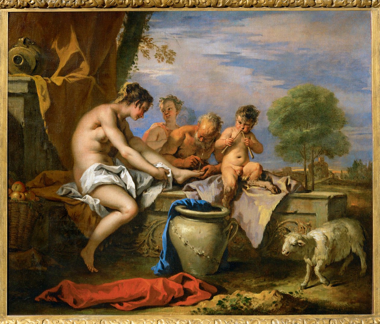 Nymfer og satyrer ... af Sebastiano (attr. to) Ricci