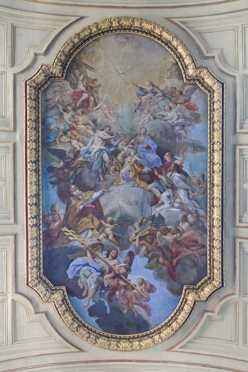 Santa Cecilias apoteose af Sebastiano Conca