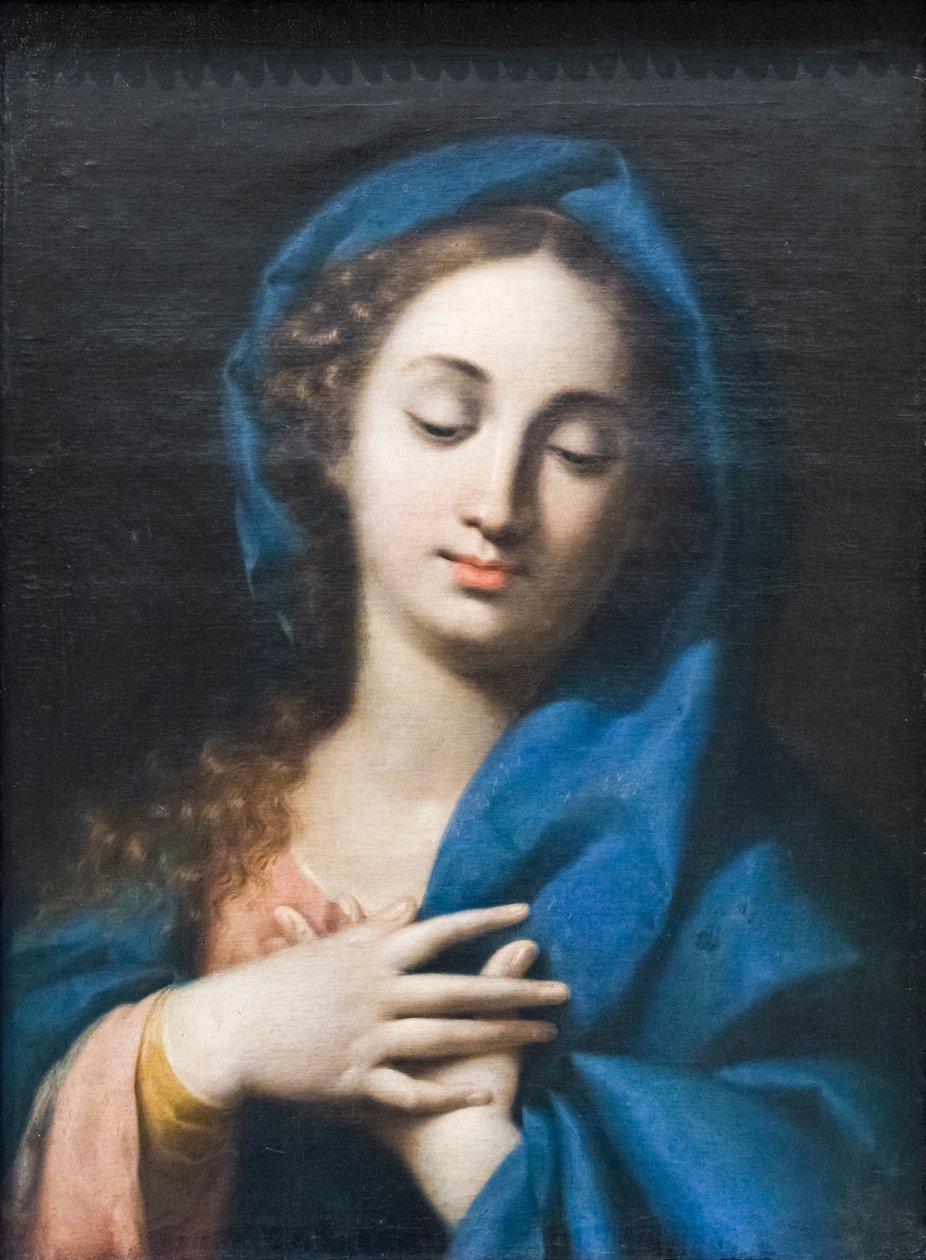 Madonna (olie på lærred) af Sebastiano Conca