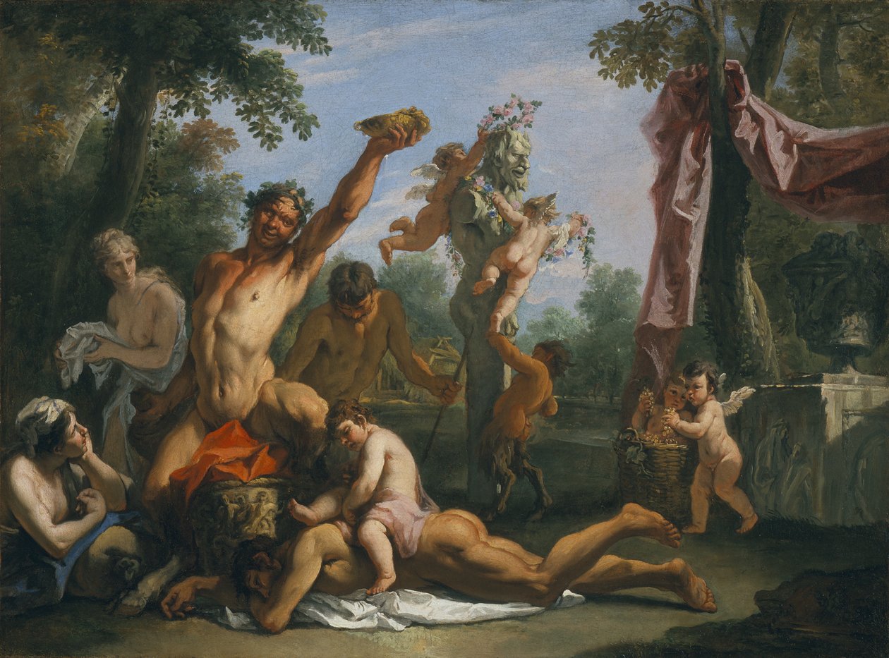 En bacchanal af Sebastiano Ricci