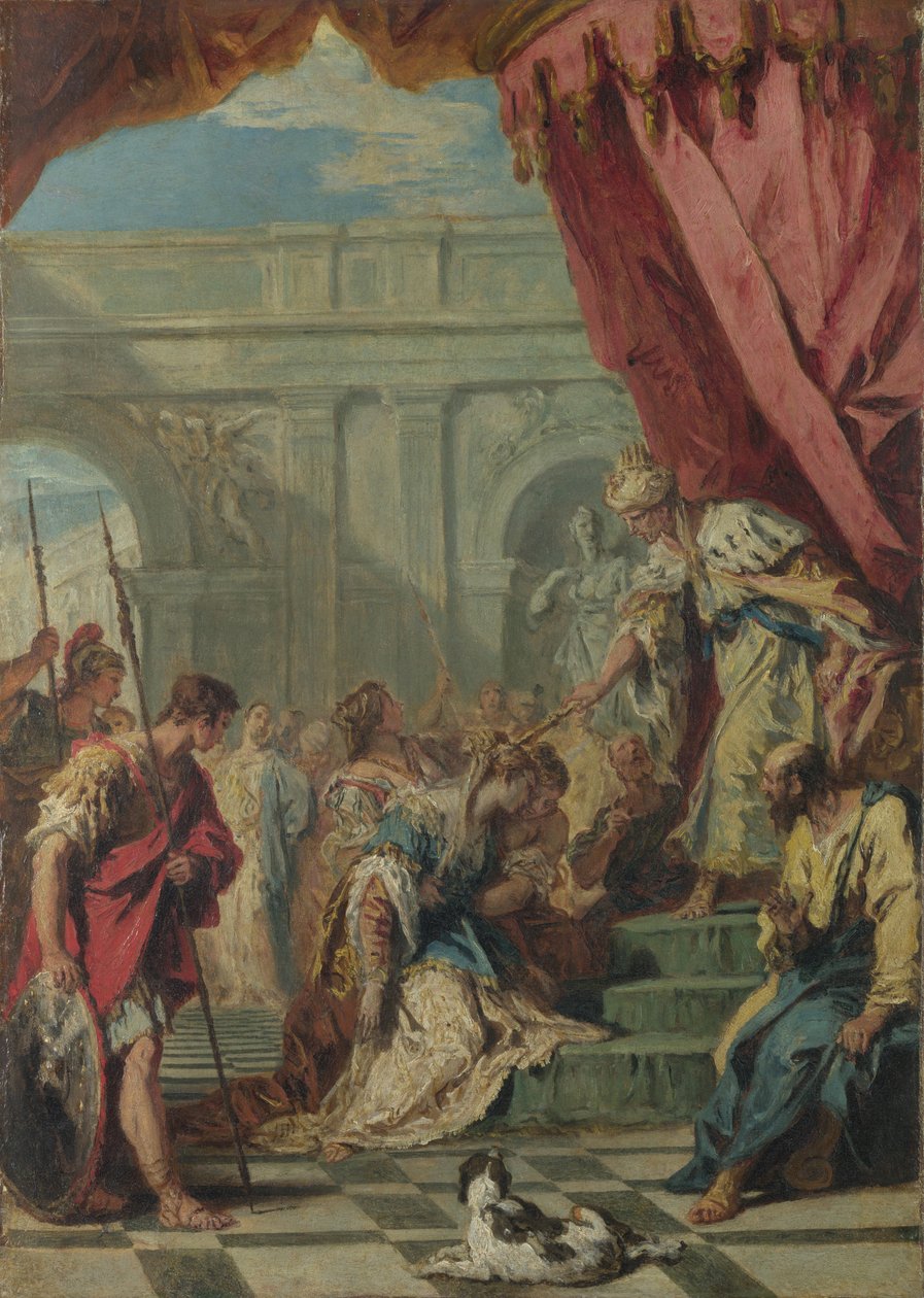 Esther før Ahasverus, ca 1730 af Sebastiano Ricci