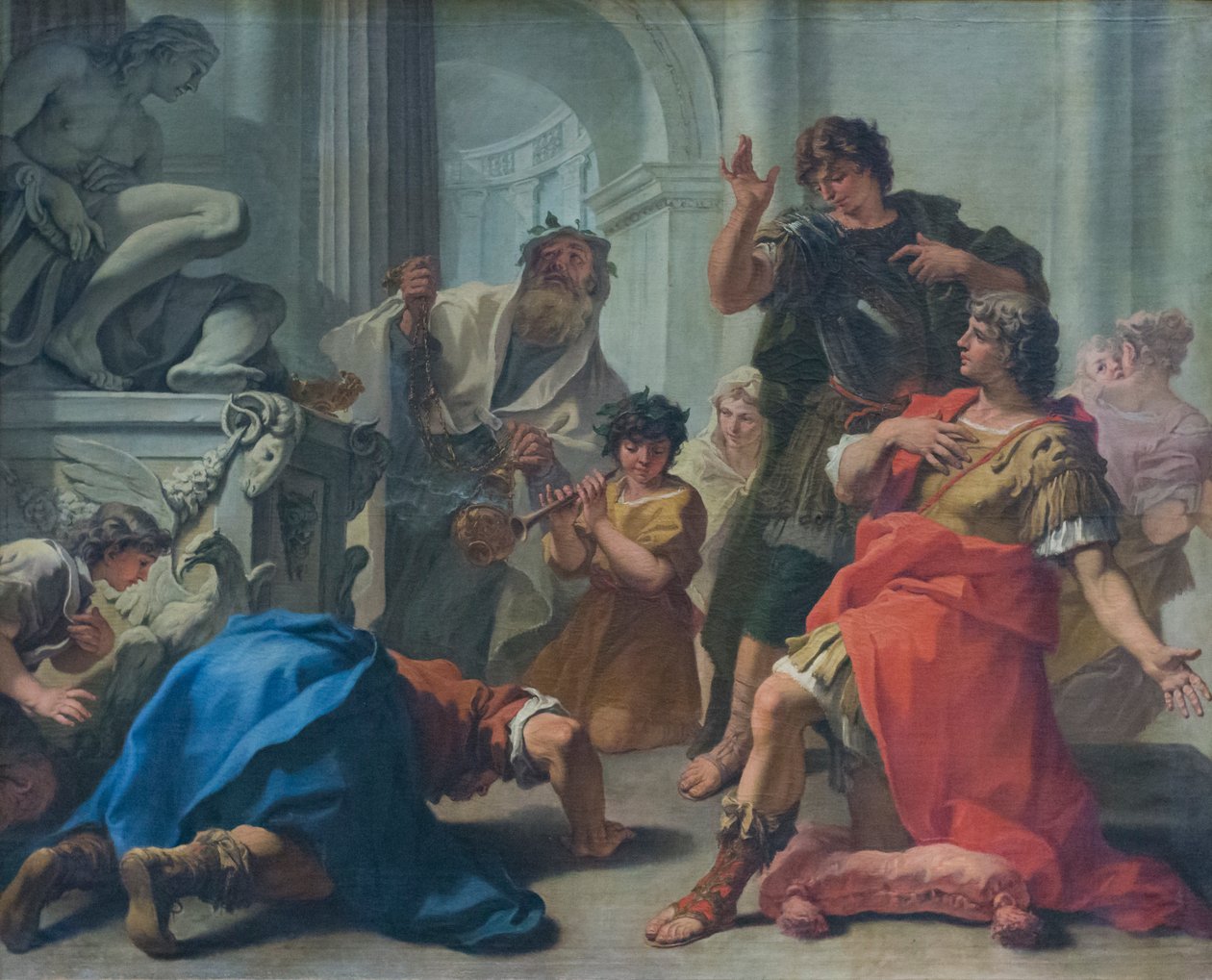 Junius Brutus, begyndelsen af det 18. århundrede (olie på lærred) af Sebastiano Ricci