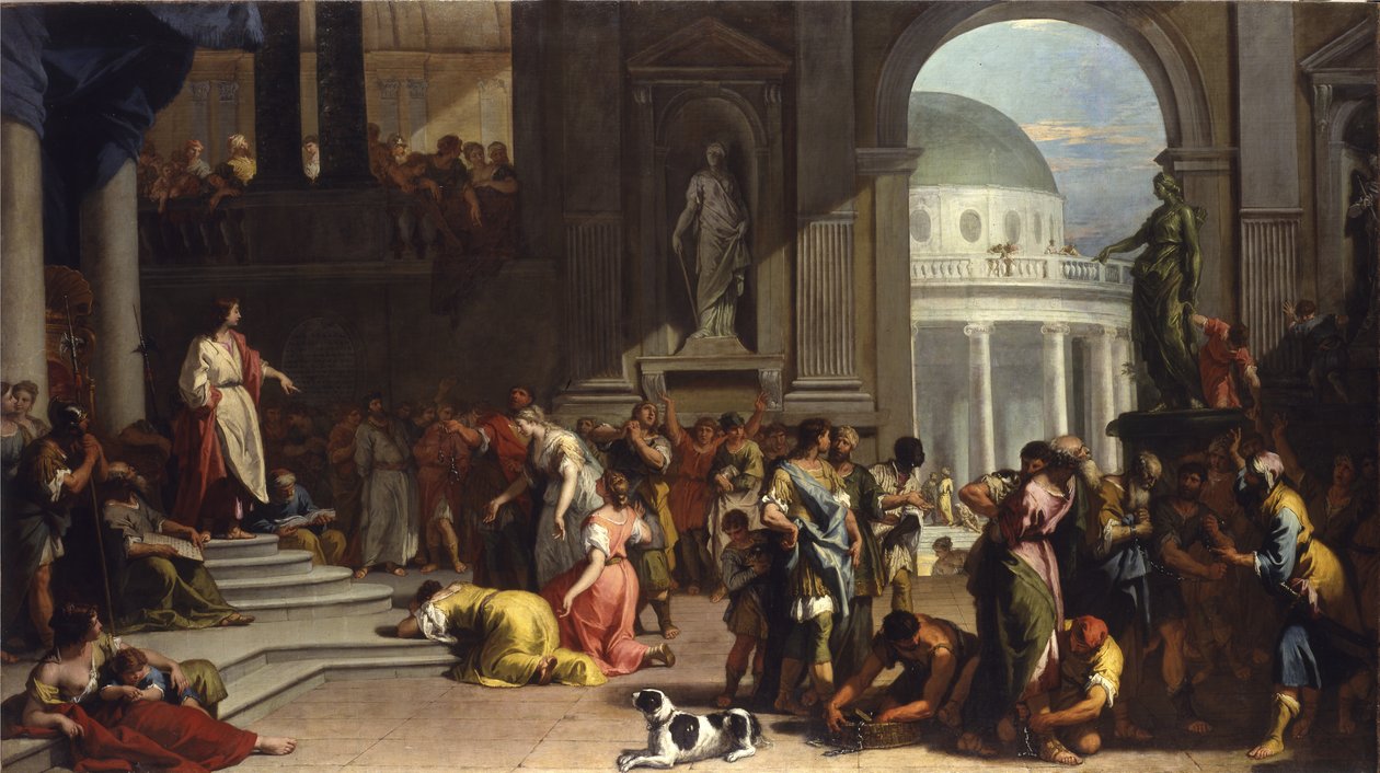Susanna før Daniel, 1725-26 af Sebastiano Ricci