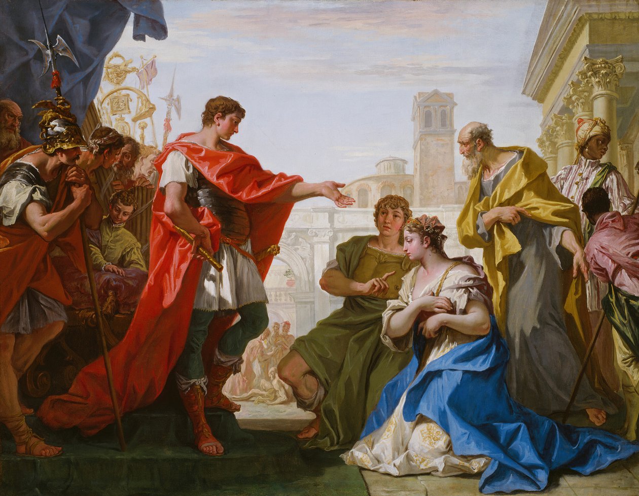 Scipios kontinens, ca. 1706. af Sebastiano Ricci