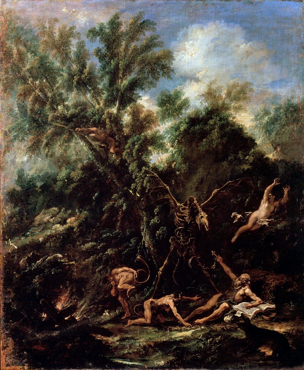 Sankt Anthonys fristelse, c1706-c1707 af Sebastiano Ricci